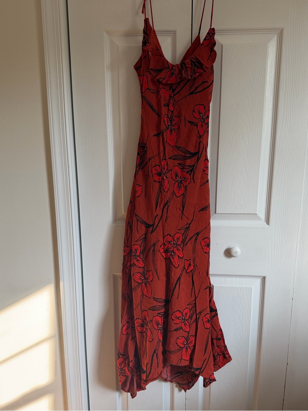 Anthropologie Floral Midi Dress